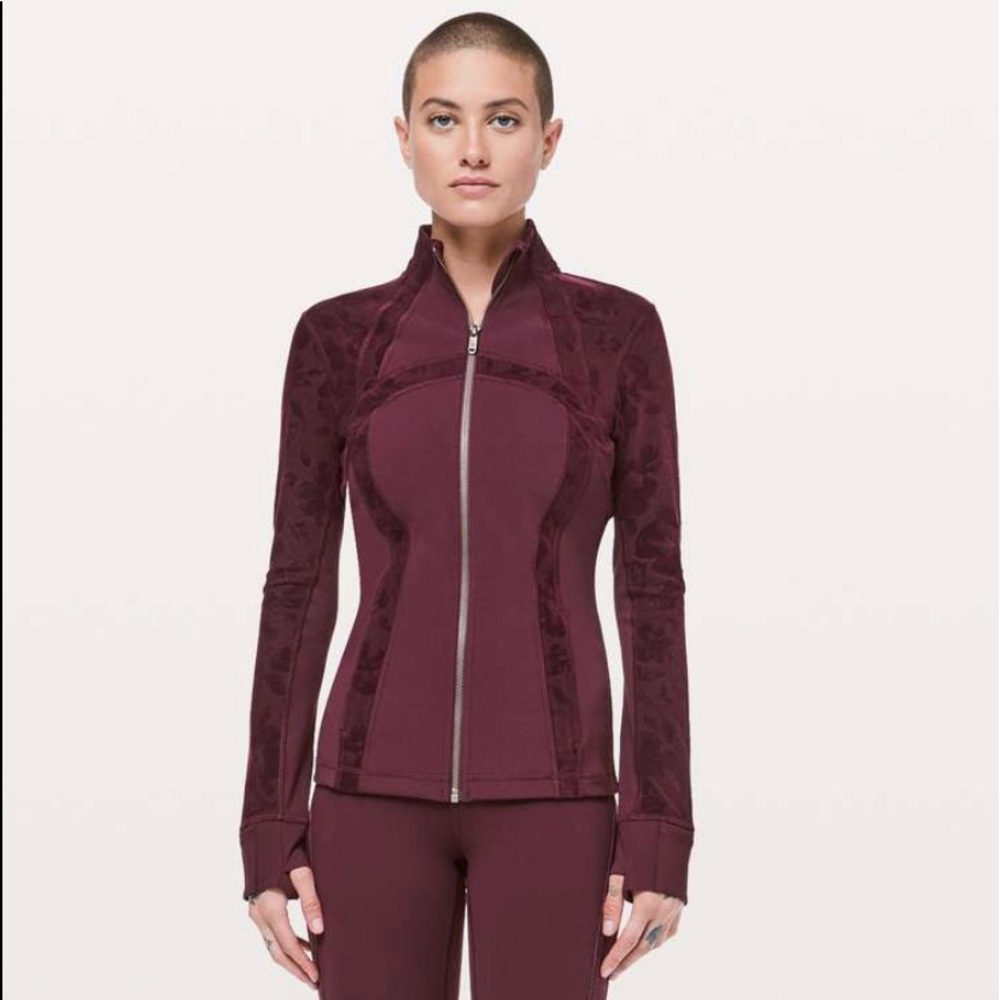 Lululemon Floral Mesh Define jacket, size 4